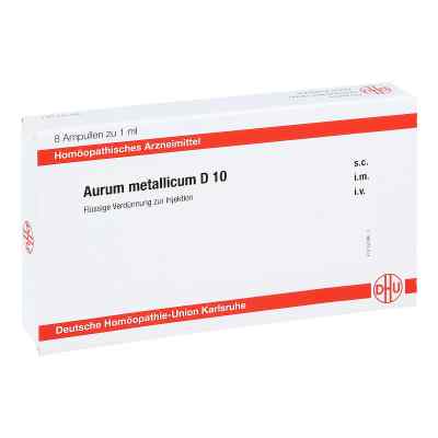 Aurum Metallicum D10 Ampullen 8X1 ml von DHU-Arzneimittel GmbH & Co. KG PZN 11704336