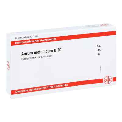 Aurum Metallicum D30 Ampullen 8X1 ml von DHU-Arzneimittel GmbH & Co. KG PZN 11704359