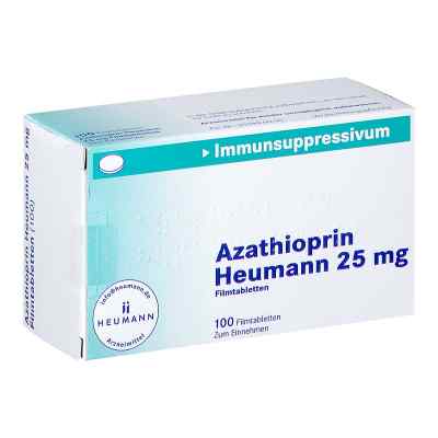 Azathioprin Heumann 25 mg Filmtabletten 100 stk von HEUMANN PHARMA GmbH & Co. Generi PZN 10785551