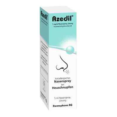 Azedil 1 mg/ml Nasenspray Lösung 5 ml von DERMAPHARM AG PZN 14270884