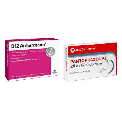 B12 Ankermann überzogene Tabletten + Pantoprazol Al 20 Mg Bei So