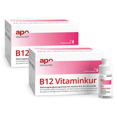 B12 Vitaminkur Trinkampullen von apodiscounter 2x30x7 ml von apo.com Group GmbH PZN 08102532
