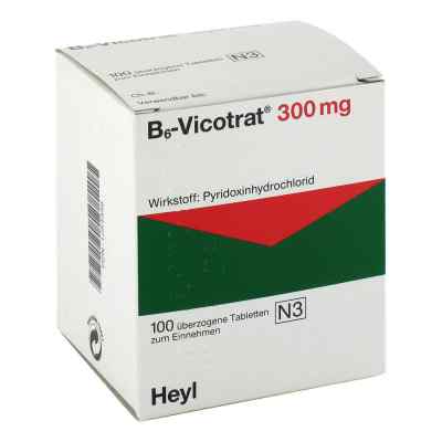 B6 Vicotrat 300 mg überzogene Tabletten 100 stk von HEYL Chem.-pharm. Fabrik GmbH &  PZN 01254346