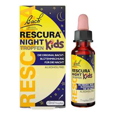 Bachblüten Original Rescura Night Kids Tro.alk.fr. 10 ml von Nelsons GmbH PZN 18155737