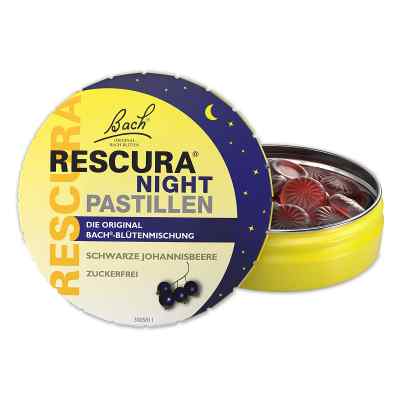 Bachblüten Original Rescura Night Pastillen Schw. Johannisbeere 50 g von Nelsons GmbH PZN 19096416