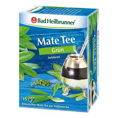 Bad Heilbrunner Tee Mate grün Filterbeutel 15X1.8 g von Bad Heilbrunner Naturheilm.GmbH& PZN 03642207