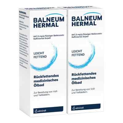Balneum Hermal flüssiger Badezusatz 2X500 ml von ALMIRALL HERMAL GmbH PZN 07368080
