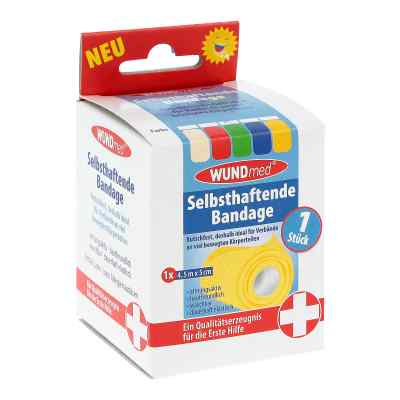 Bandage selbsthaftend 5 cmx4,5 m farb.sort. 1 stk von Axisis GmbH PZN 09230776