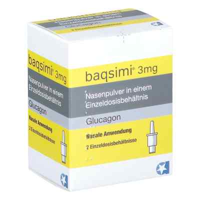 Baqsimi 3 mg Nasenpulver i.e.Einzeldosisbehältnis 2X3 mg von Abacus Medicine A/S PZN 16687766