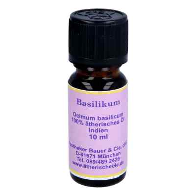 Basilikum öl 100% ätherisch 10 ml von Apotheker Bauer & Cie. PZN 07204220