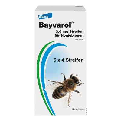 Bayvarol Streifen für Honigbienen gegen Varroa-Milben 5X4 stk von Elanco Deutschland GmbH PZN 16914771