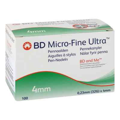 Bd Micro-fine+ 4 Pen-nadeln 0,23x4 mm 100 stk von 1001 Artikel Medical GmbH PZN 06941896