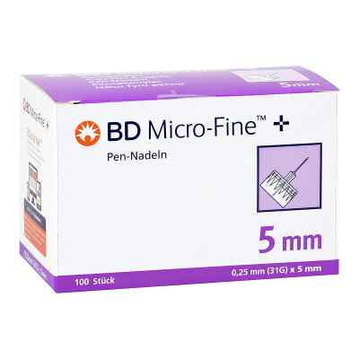 Bd Micro-fine+ 5 Pen-nadeln 0,25x5 mm 31 G 100 stk von B2B Medical GmbH PZN 12497141
