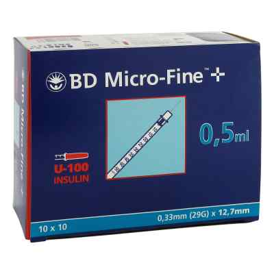 Bd Micro-fine+ U 100 Ins.spr. 12,7 mm 100X0.5 ml von Becton Dickinson GmbH PZN 04400156