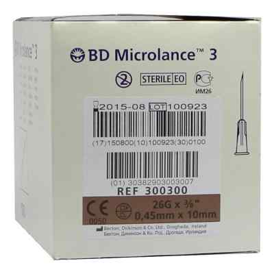 Bd Microlance Kanüle 26 G 3/8 0,45x10 mm 100 stk von Becton Dickinson GmbH PZN 03087131