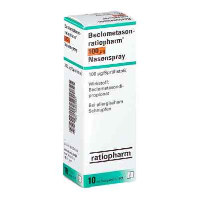 Beclometason-ratiopharm 100 [my]g Nasenspray 80 Hu 1 stk von ratiopharm GmbH PZN 03627857