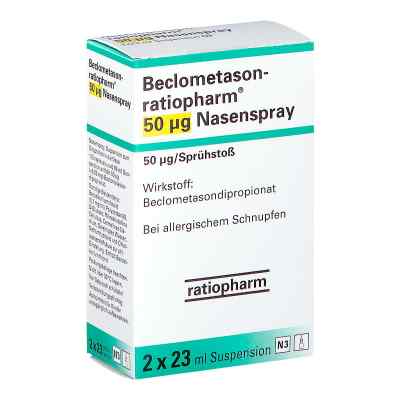 Beclometason-ratiopharm 50μg 2 stk von ratiopharm GmbH PZN 03627840