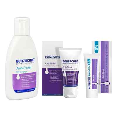 Benzacare Anti-Pickel Reinigungsgel + Benzaknen Wash 5%
