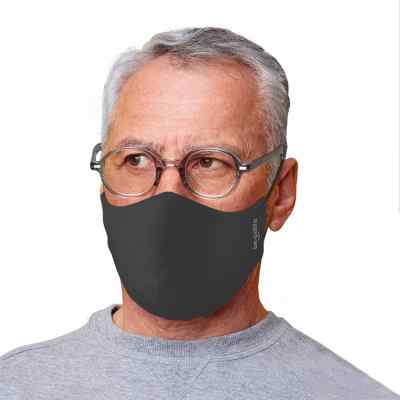 Bepolite Maske antibakteriell Brille anthrazit 1 stk von CCS Germany GmbH PZN 16925668