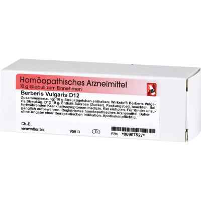 Berberis D12 Globuli 10 g von Dr.RECKEWEG & Co. GmbH PZN 00907527