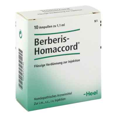 Berberis Homaccord Ampullen 10 stk von Biologische Heilmittel Heel GmbH PZN 00117742