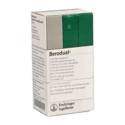 Berodual 250μg/500μg Lösung für einen Vernebler 20 ml von Docpharm GmbH PZN 07379356