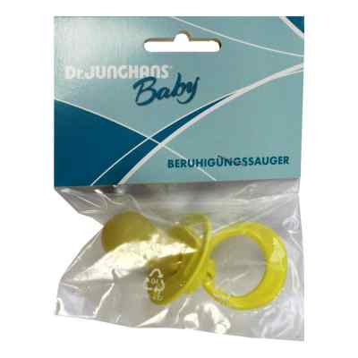 Beruhigungssauger Kirschf.lat.ab 6 M.gelb 1 stk von Dr. Junghans Medical GmbH PZN 00548040