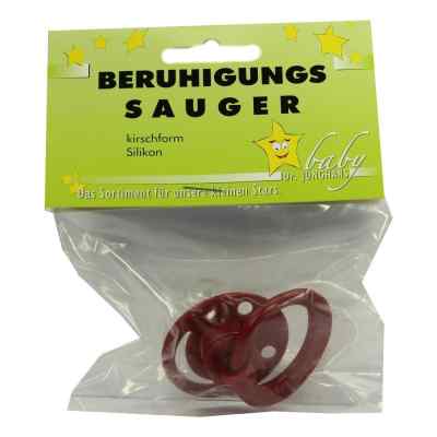 Beruhigungssauger Kirschf.sil.univers.rot 1 stk von Dr. Junghans Medical GmbH PZN 04195408