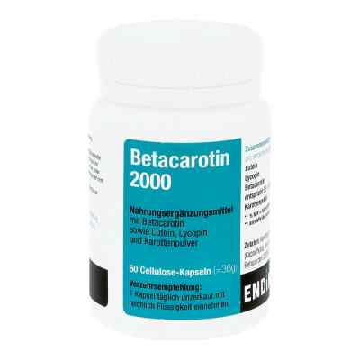 Betacarotin 2000 Kapseln 60 stk von ENDIMA Vertriebsgesellschaft mbH PZN 04389503