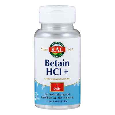 Betain Hci Complex 250 mg Tabletten 100 stk von Supplementa Corporation B.V. PZN 06988716