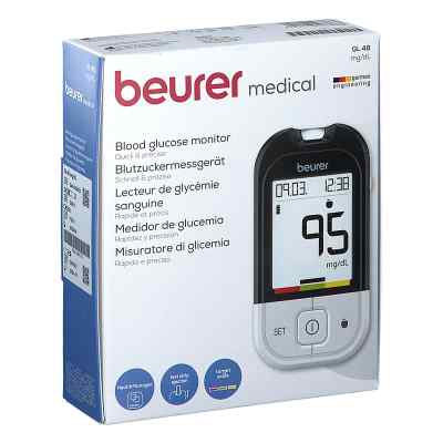 Beurer Gl48 Blutzuckermessgerät Mg/dl 1 stk von BEURER GmbH PZN 15261752