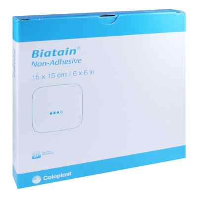Biatain Schaumverband 15x15 cm nicht haftend 5 stk von Coloplast GmbH PZN 00568249