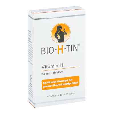 BIO-H-TIN Vitamin H 2,5 mg für 4 Wochen Tabletten 28 stk von Dr. Pfleger Arzneimittel GmbH PZN 09900426