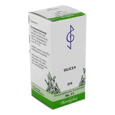 Biochemie 11 Silicea D6 Tabletten 200 stk von Bombastus-Werke AG PZN 01073981