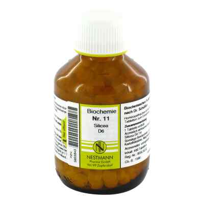 Biochemie 11 Silicea D6 Tabletten 400 stk von NESTMANN Pharma GmbH PZN 05955643