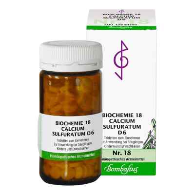 Biochemie 18 Calcium sulfuratum D6 Tabletten 200 stk von Bombastus-Werke AG PZN 04325029