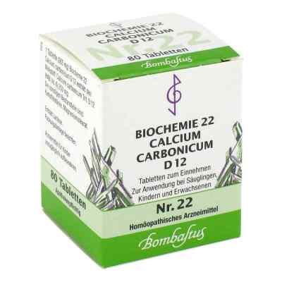 Biochemie 22 Calcium carbonicum D12 Tabletten 80 stk von Bombastus-Werke AG PZN 04325259