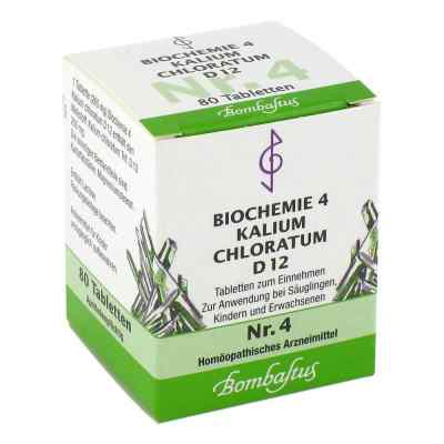 Biochemie 4 Kalium chloratum D12 Tabletten 80 stk von Bombastus-Werke AG PZN 04325153