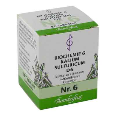 Biochemie 6 Kalium sulfuricum D6 Tabletten 80 stk von Bombastus-Werke AG PZN 03420197