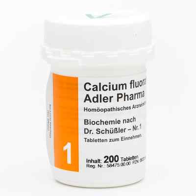 Biochemie Adler 1 Calcium fluor.D12 Adl.p. Tabletten 200 stk von Adler Pharma Produktion und Vert PZN 00833154