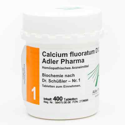 Biochemie Adler 1 Calcium fluor.D12 Adl.p. Tabletten 400 stk von Adler Pharma Produktion und Vert PZN 02726698
