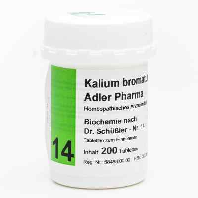 Biochemie Adler 14 Kalium brom.D12 Adl.ph. Tabletten 200 stk von Adler Pharma Produktion und Vert PZN 00833415