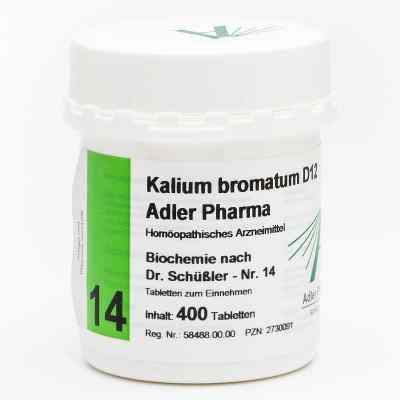 Biochemie Adler 14 Kalium brom.D12 Adl.ph. Tabletten 400 stk von Adler Pharma Produktion und Vert PZN 02730091