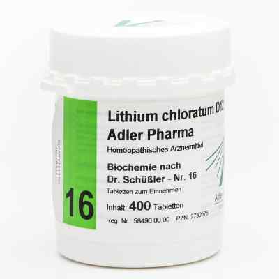 Biochemie Adler 16 Lithium chlor.D12 Ad.p. Tabletten 400 stk von Adler Pharma Produktion und Vert PZN 02730576