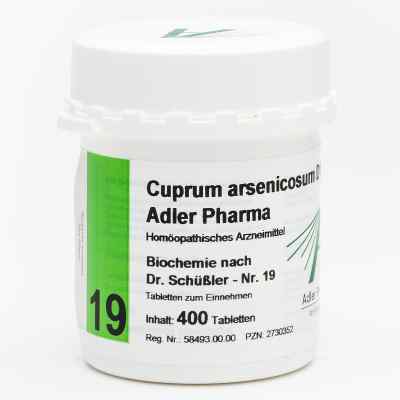 Biochemie Adler 19 Cuprum arsen.D12 Adl.p. Tabletten 400 stk von Adler Pharma Produktion und Vert PZN 02730352