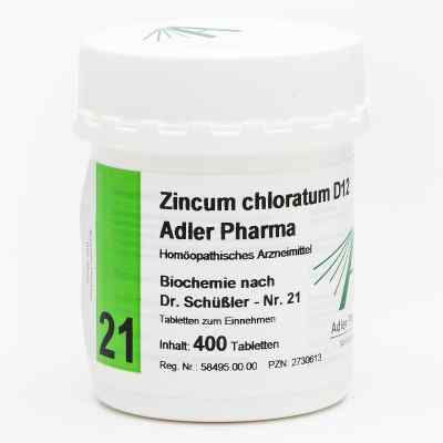 Biochemie Adler 21 Zincum chlor.D12 Adl.p. Tabletten 400 stk von Adler Pharma Produktion und Vert PZN 02730613