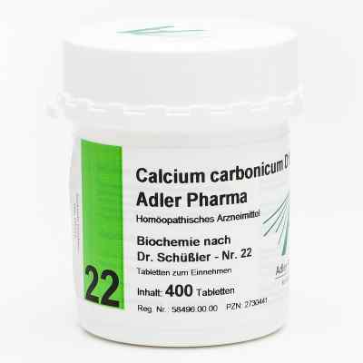Biochemie Adler 22 Calcium carb.D12 Adl.p. Tabletten 400 stk von Adler Pharma Produktion und Vert PZN 02730441