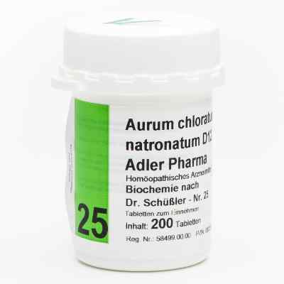 Biochemie Adler 25 Aurum chlor.natr.D12 Tabletten 200 stk von Adler Pharma Produktion und Vert PZN 00833585