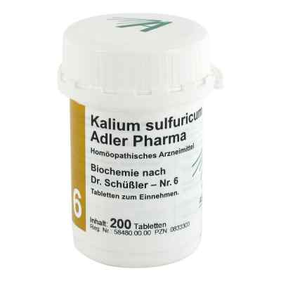 Biochemie Adler 6 Kalium sulf.D6 Adl.ph. Tabletten 200 stk von Adler Pharma Produktion und Vert PZN 00833303