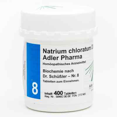 Biochemie Adler 8 Natrium chlor.D6 Adl.ph. Tabletten 400 stk von Adler Pharma Produktion und Vert PZN 02727485